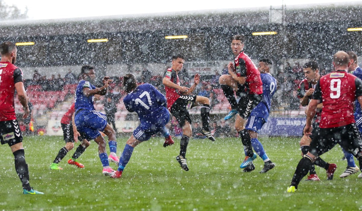 Rooks grab all three points at the soaking Pan