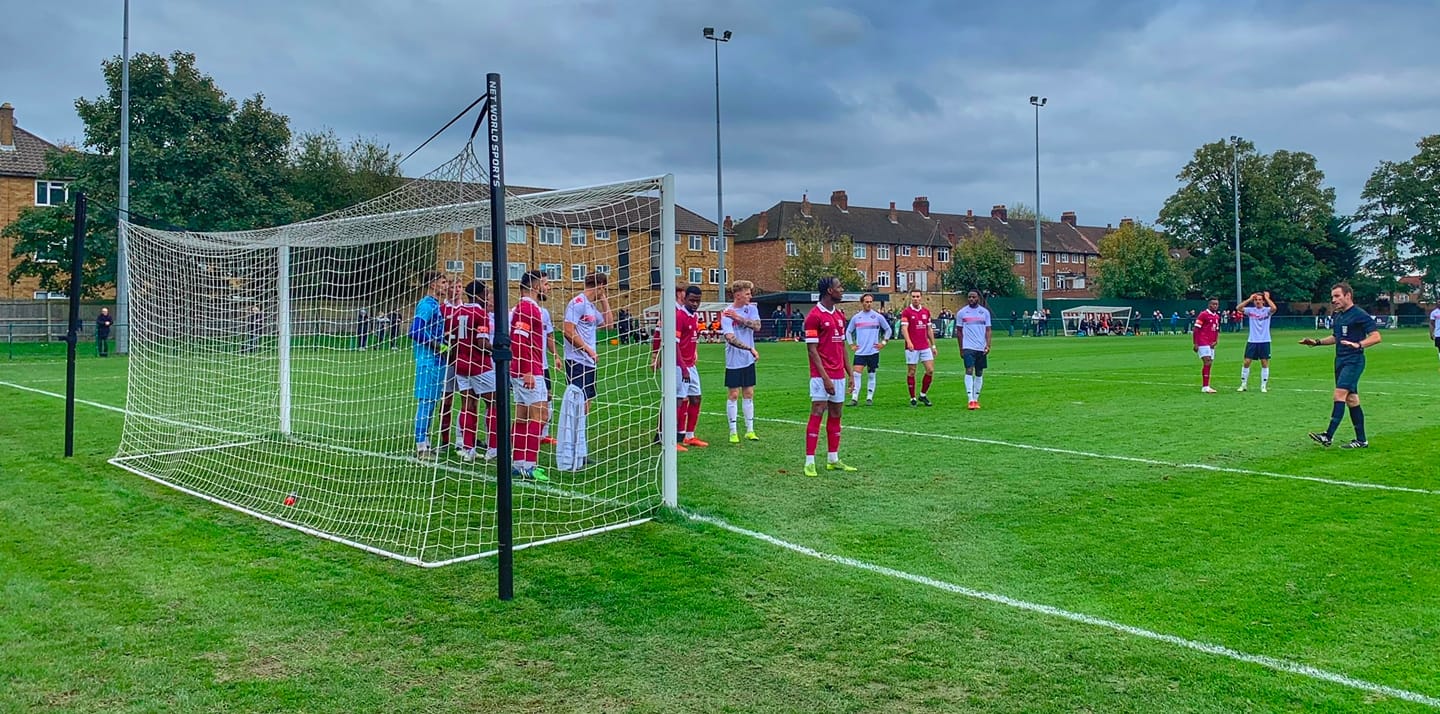 Rooks pegged back by tenman Potters Bar Lewes Community Football Club