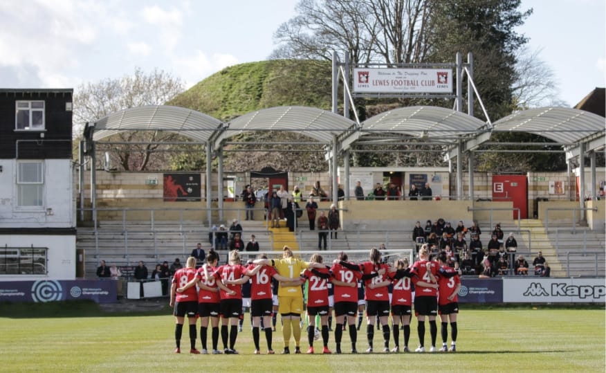 Lewes Community Football Club — Women's team started by Jacquie Agnew and Terry Parris.