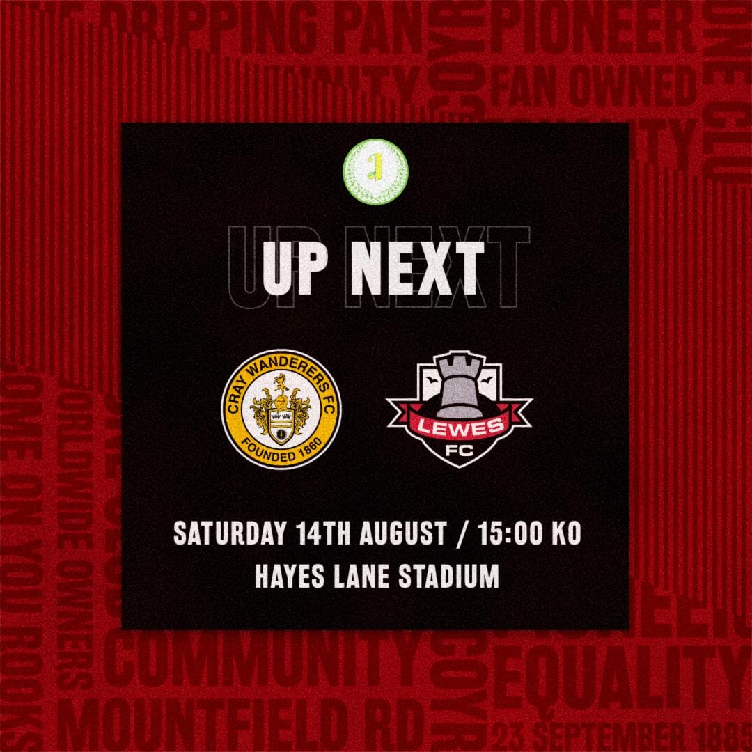 Match Preview: Cray Wanderers vs Lewes