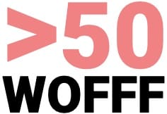 The Women Over Fifty Film Festival logo