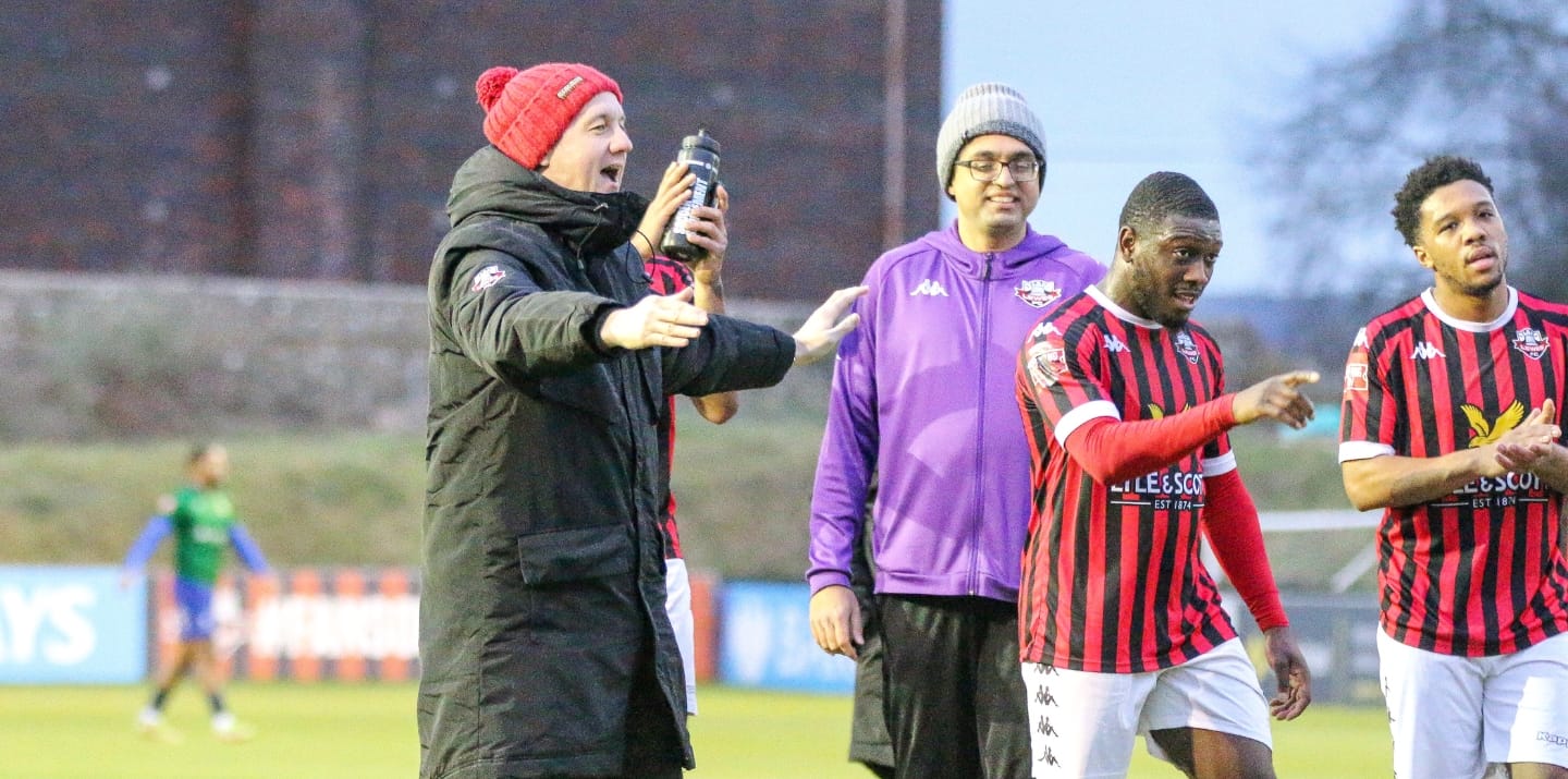 Tony Russell: “We’re going to Aveley to win.”