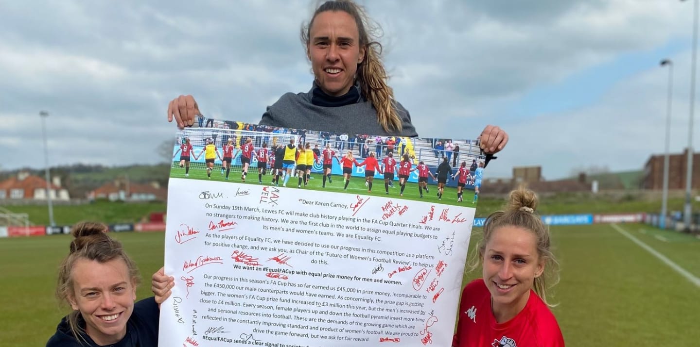 Lewes FC welcomes Karen Carney Review