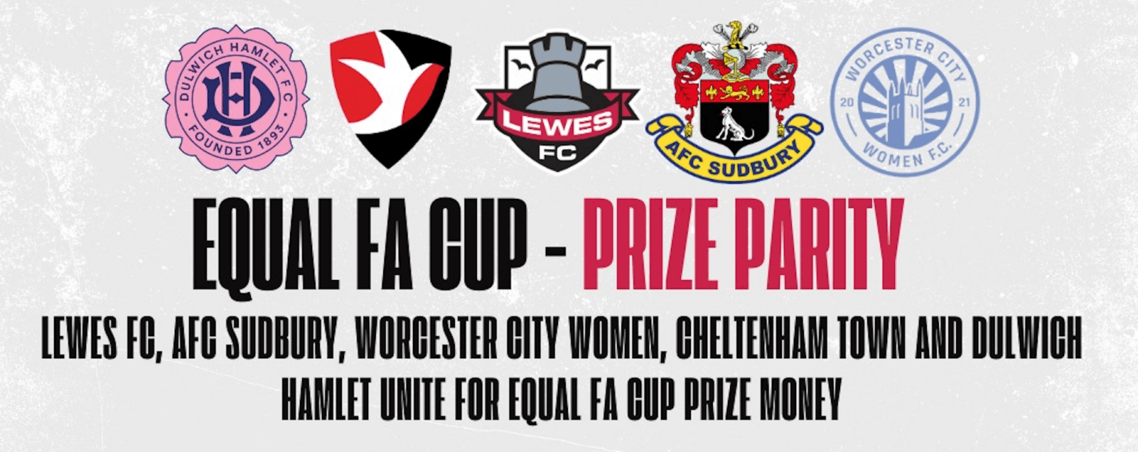 More clubs unite for Equal FA Cup Prize Money this weekend