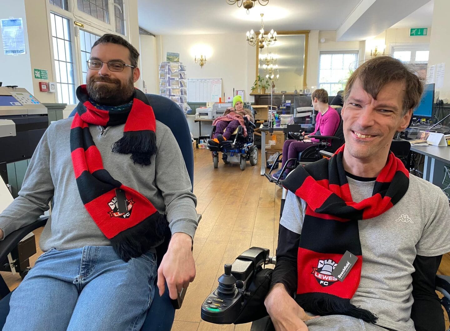 How buying Lewes FC beanies and scarves creates impact here in East Sussex