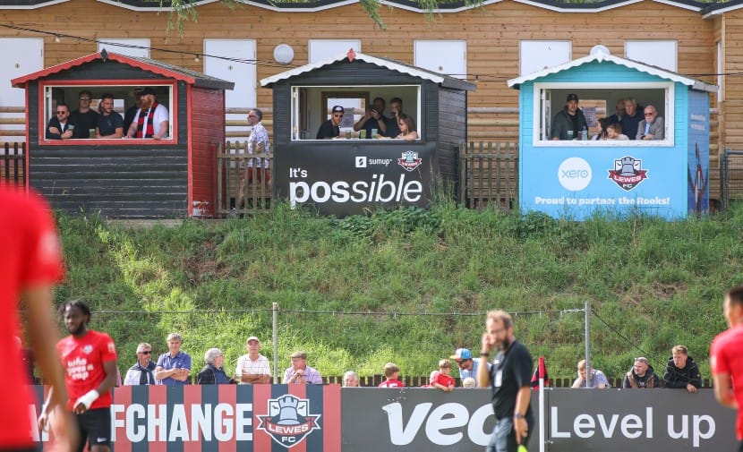 Lewes Community Football Club — Beach Huts