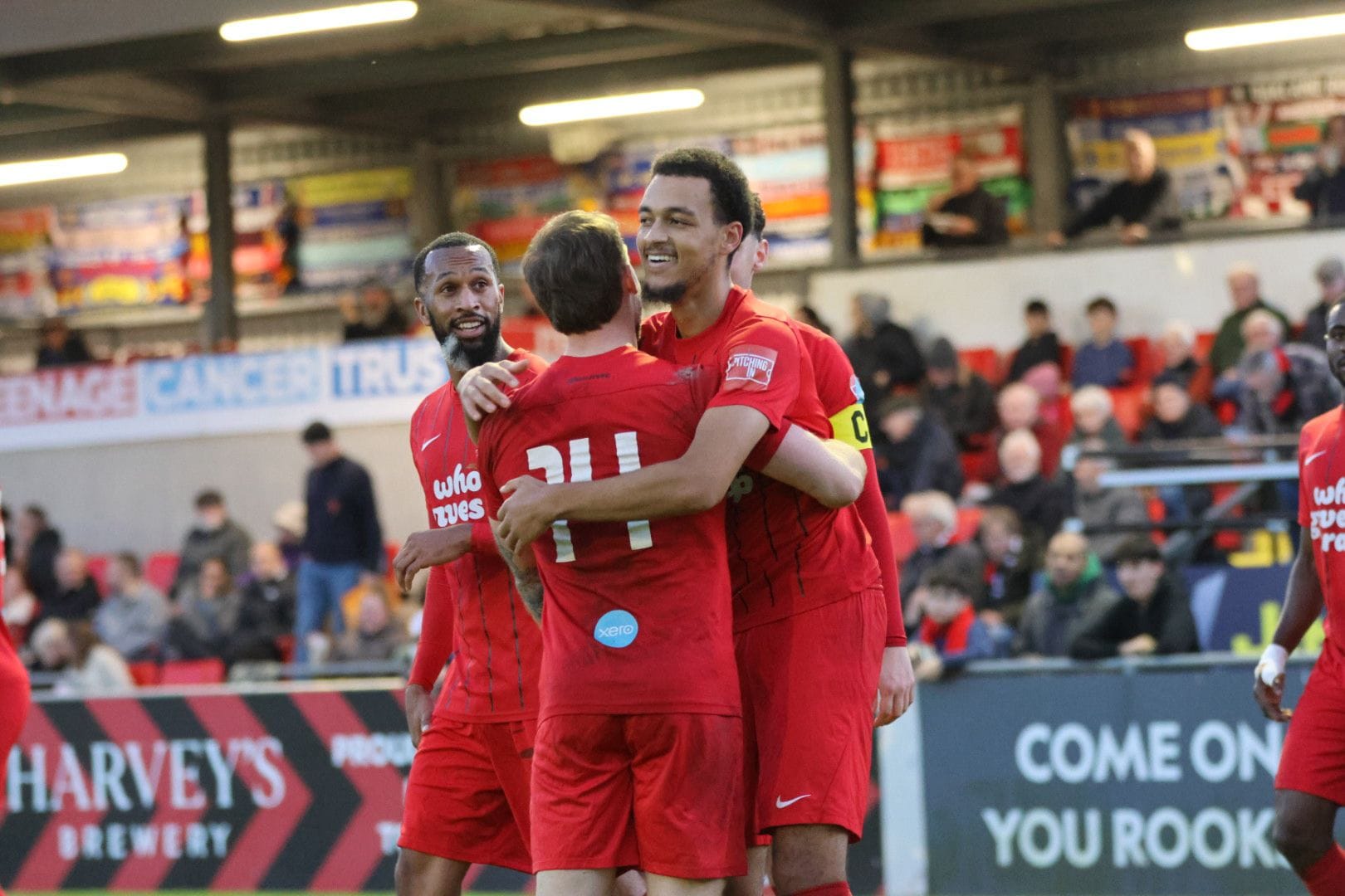 Lewes score four to beat Brentwood Town